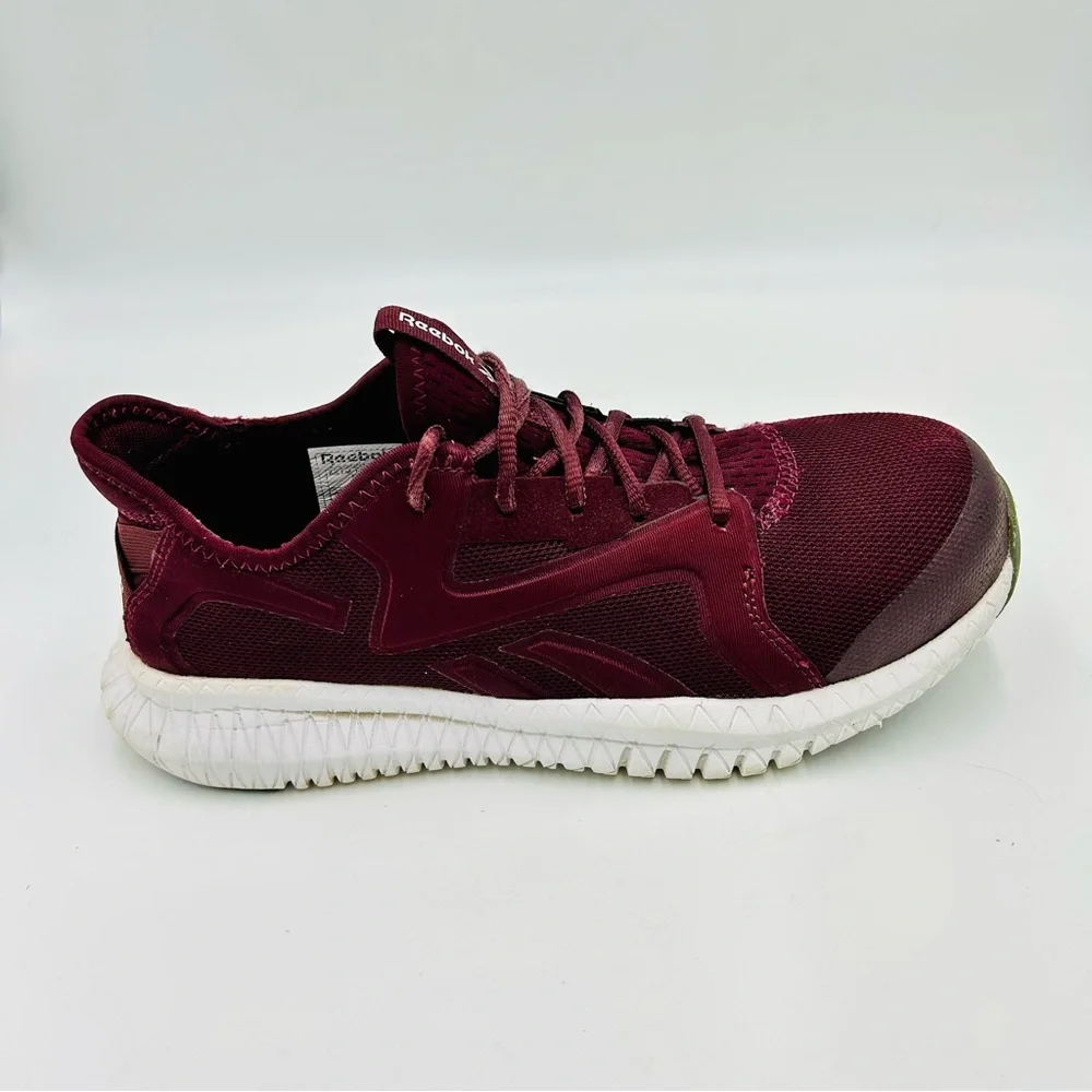 Reebok shoes Flexagon 3.0 Work Shoes composite toe burgundy women size 9.5